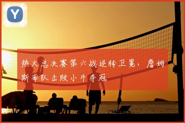 热火总决赛第六战逆转卫冕，詹姆斯率队击败小牛夺冠