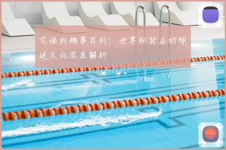 宅福利趣事百科：世界杯背后的球迷文化深度解析